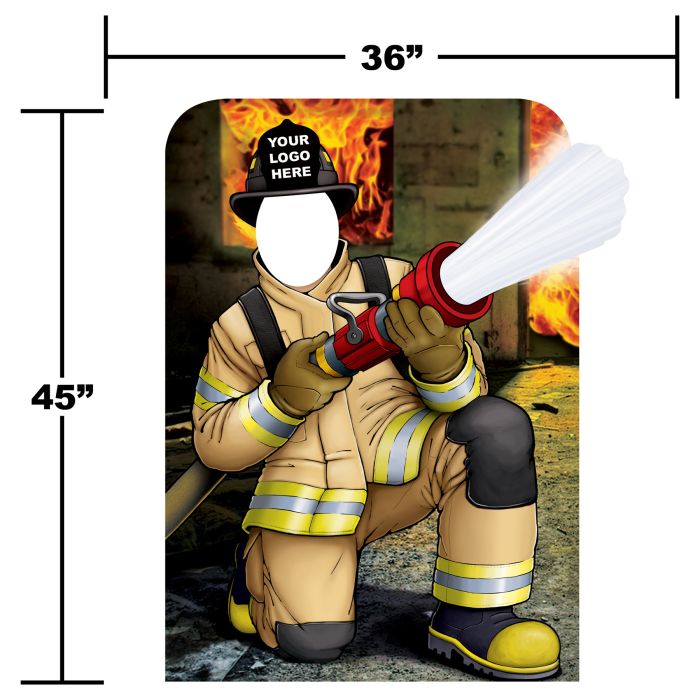 Lineman Firefighter Photo Prop