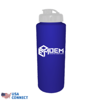 32 oz. Sports Bottle with Flexible Straw