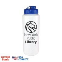 32 oz. Sports Bottle with Flexible Straw