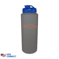 32 oz. Sports Bottle with Flexible Straw