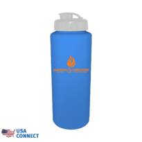 32 oz. Sports Bottle with Flexible Straw