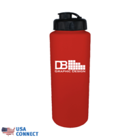 32 oz. Sports Bottle with Flexible Straw