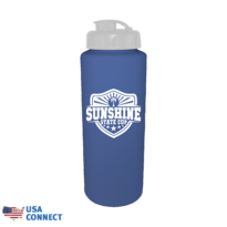 32 oz. Sports Bottle with Flexible Straw