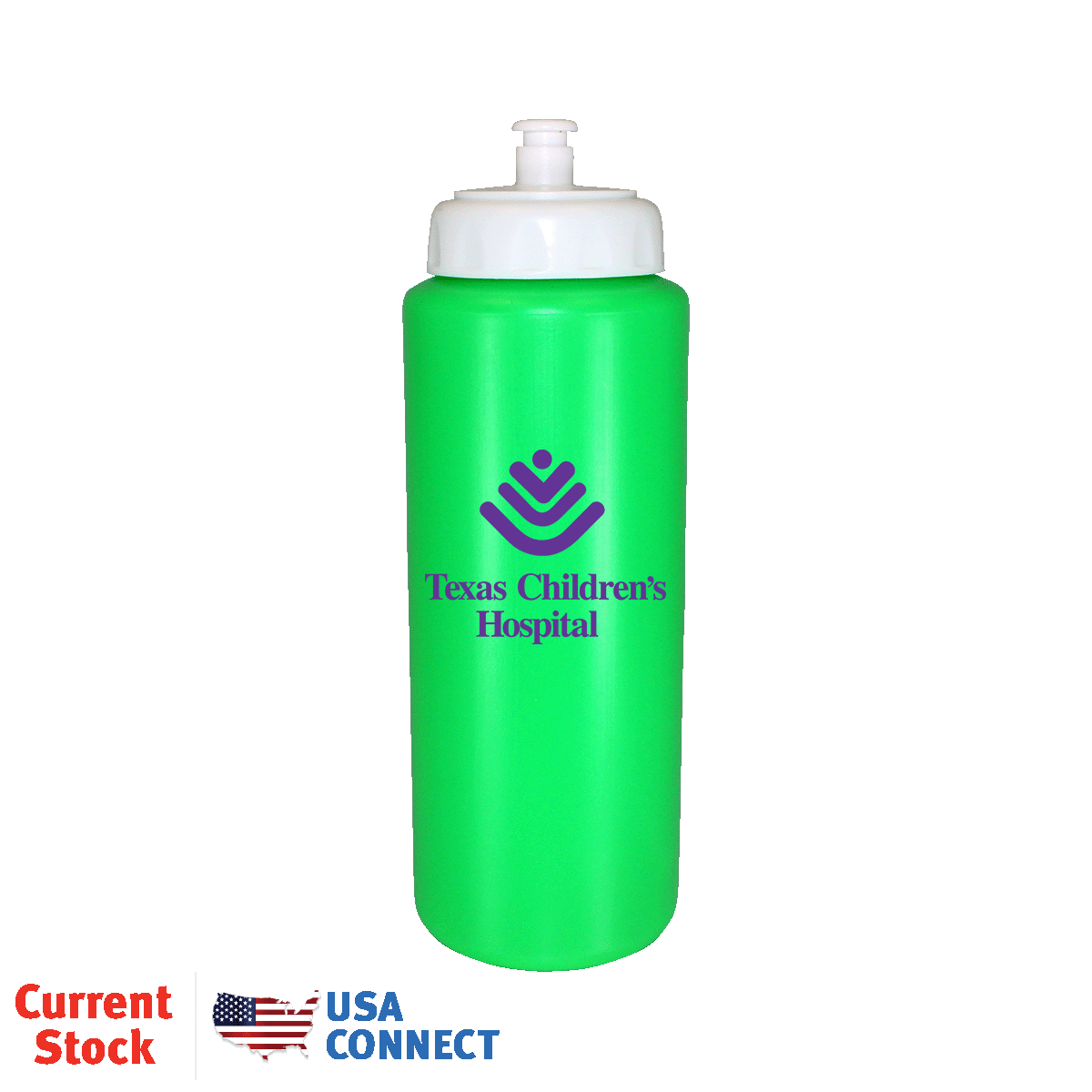 32 oz. Sports Bottle with Push 'n Pull Cap