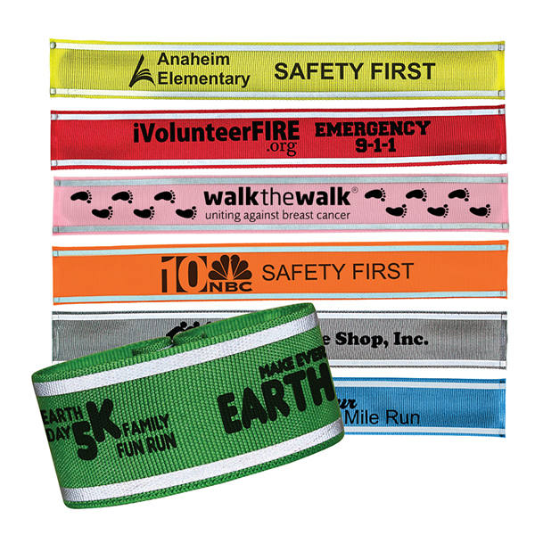 Nylon Reflective Snap Band