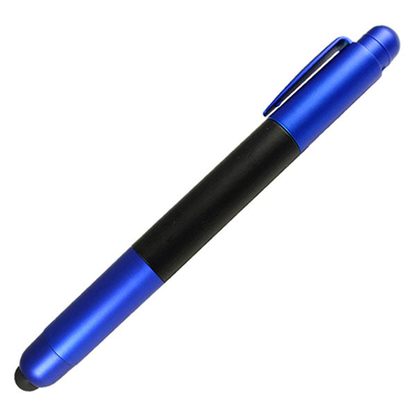 Reversible Screwdriver and Ballpoint Pen with Metallic Caps and Stylus