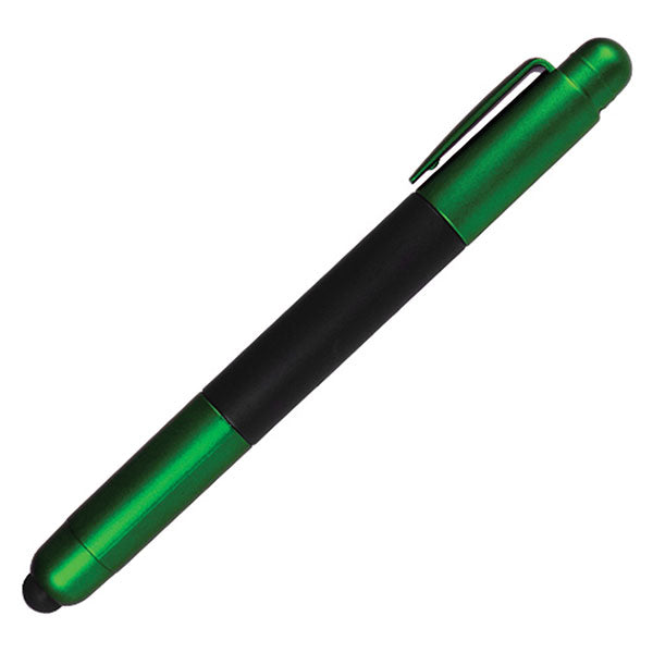 Reversible Screwdriver and Ballpoint Pen with Metallic Caps and Stylus