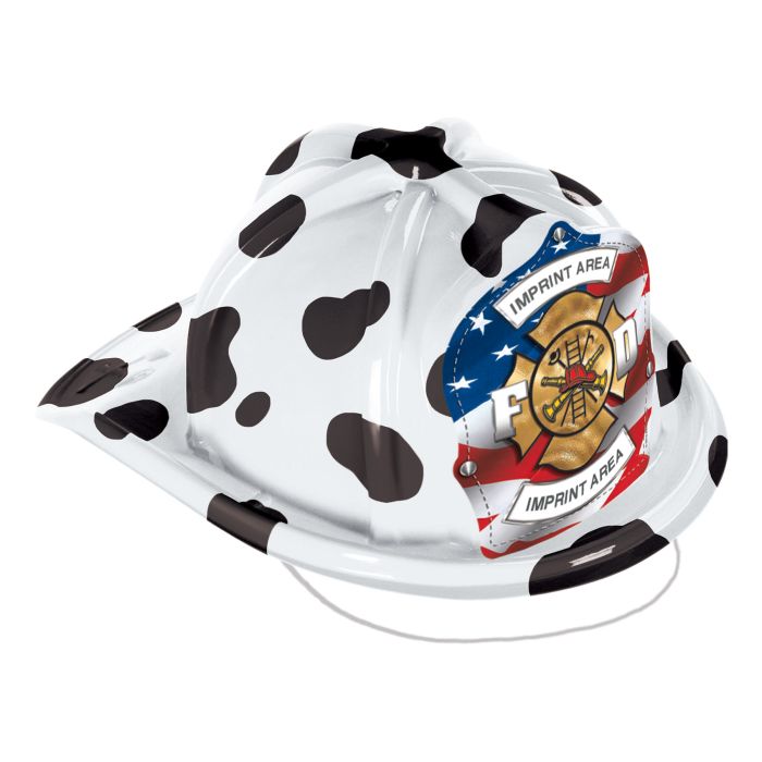 Modern Dalmatian/Camo Fire Hats - Custom