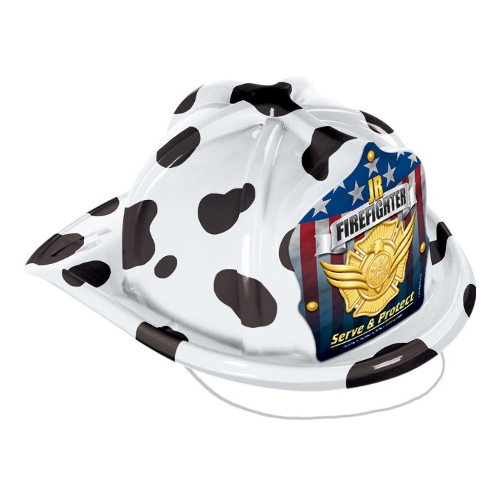 Modern Dalmatian/Camo Fire Hats - Stock