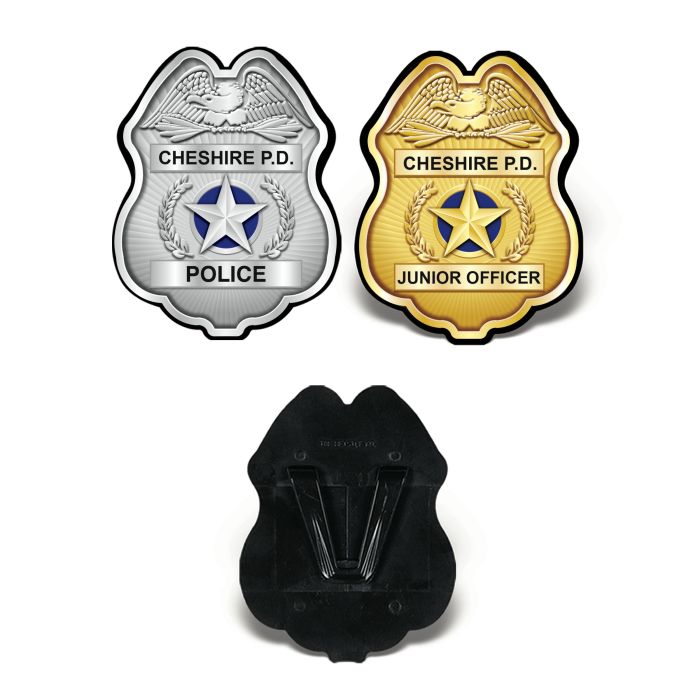 Plastic Police Badge Decal