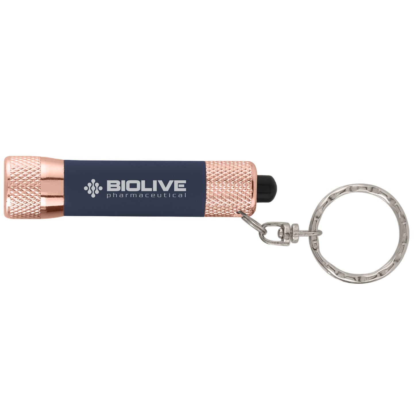 Chroma Softy Rose Gold Classic - LED Flashlight with Keyring