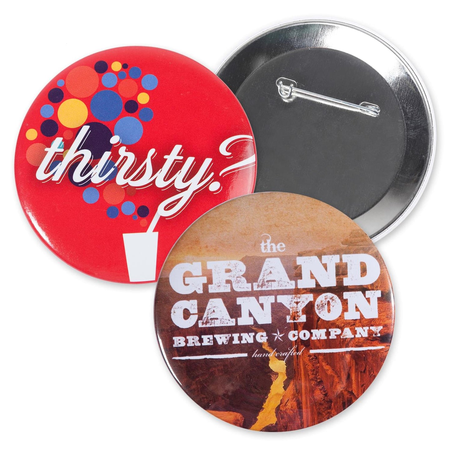 3" Circle Button