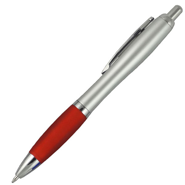 Silver Barrel Click Pen