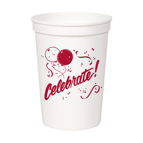 12 oz. Smooth Colored Stadium Cup