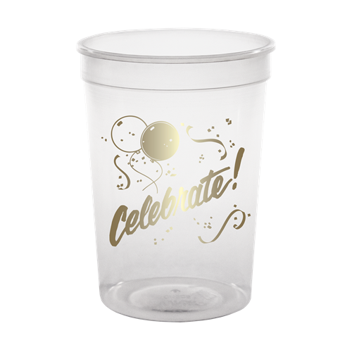 12 oz. Smooth Colored Stadium Cup