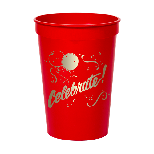 12 oz. Smooth Colored Stadium Cup