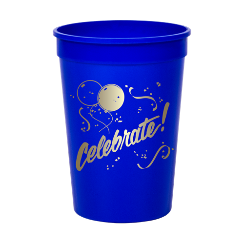 12 oz. Smooth Colored Stadium Cup