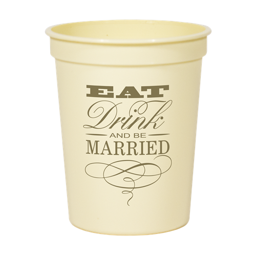 16 oz. Smooth Colored Stadium Cup