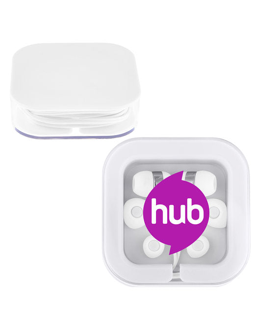 Earbuds In Square Case