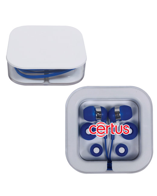 Earbuds In Square Case