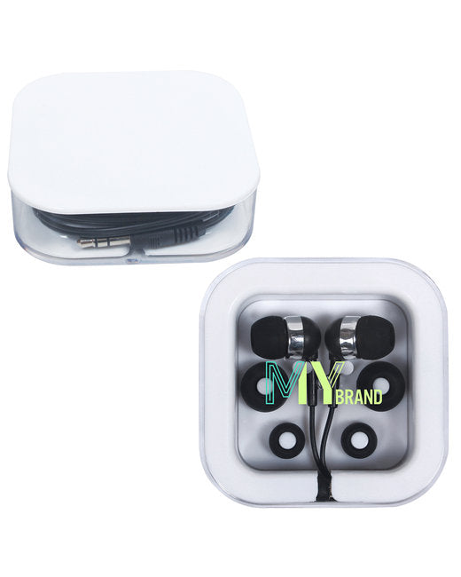 Earbuds In Square Case