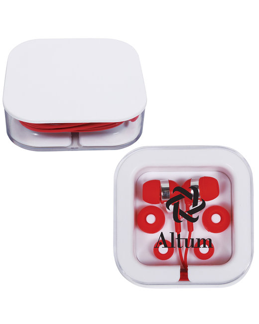 Earbuds In Square Case