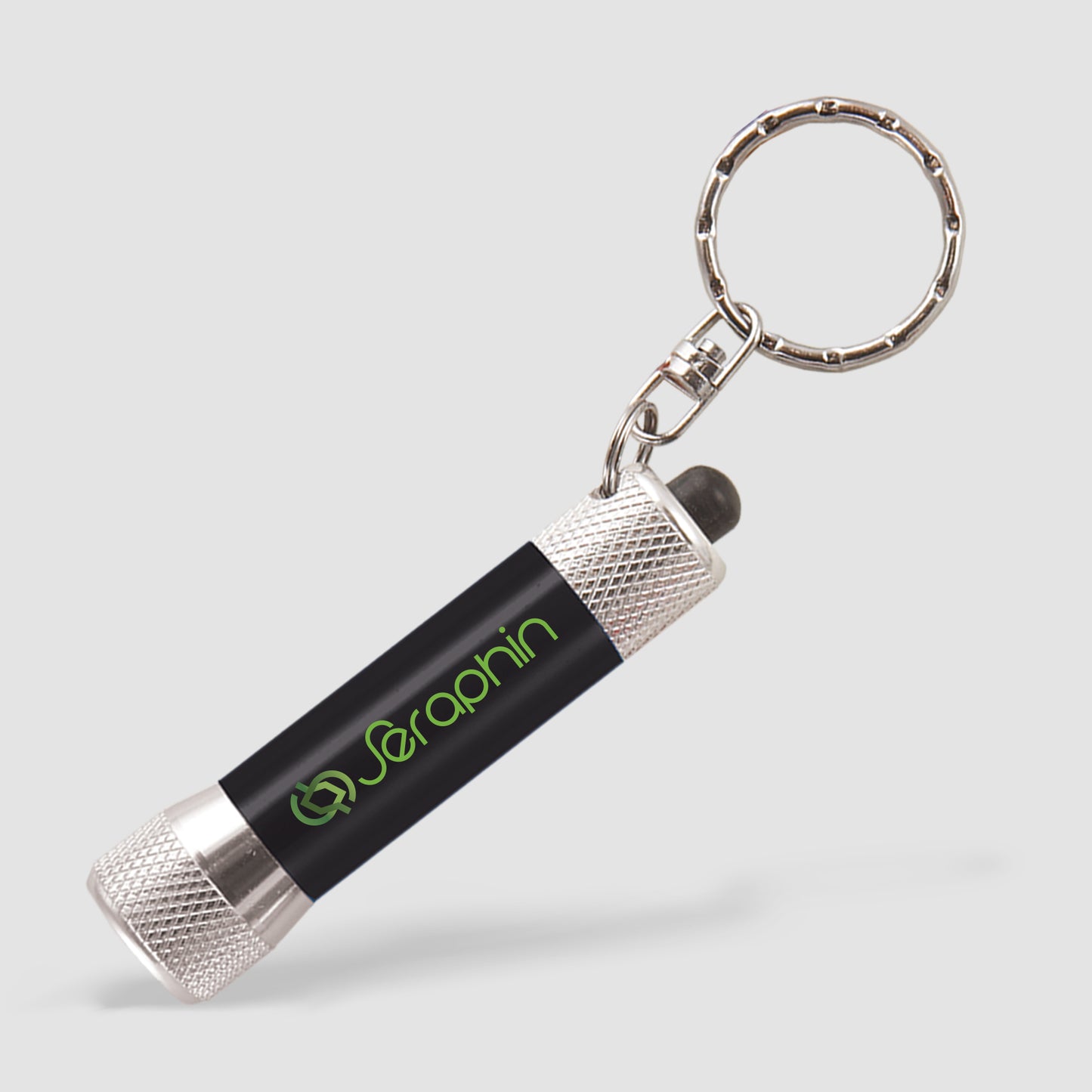 Chroma - LED Flashlight with Keyring - Full Color Imprint