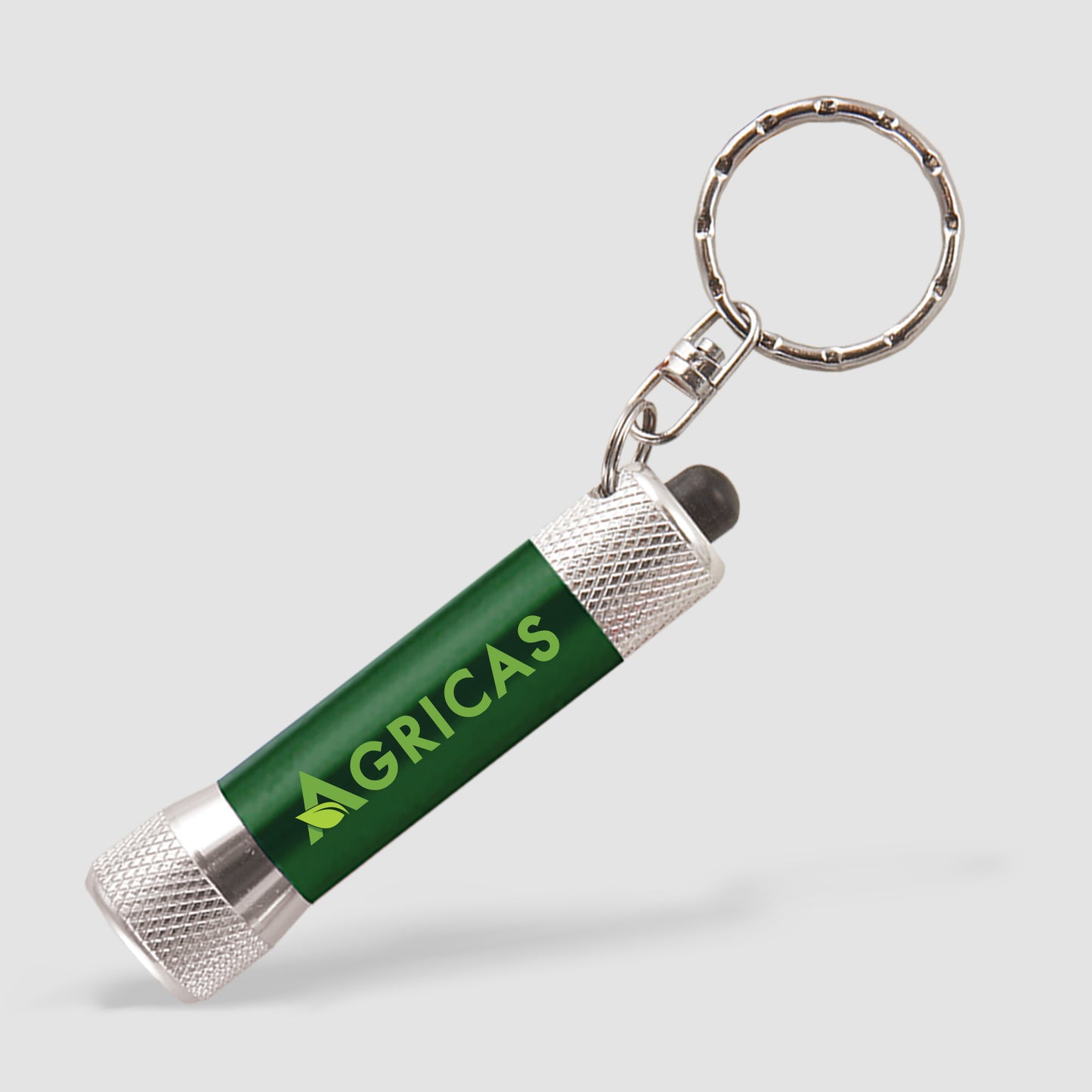 Chroma - LED Flashlight with Keyring - Full Color Imprint