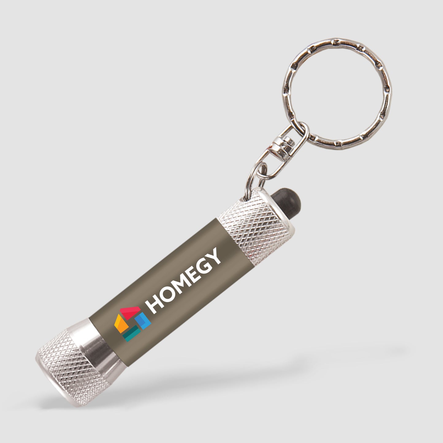 Chroma - LED Flashlight with Keyring - Full Color Imprint