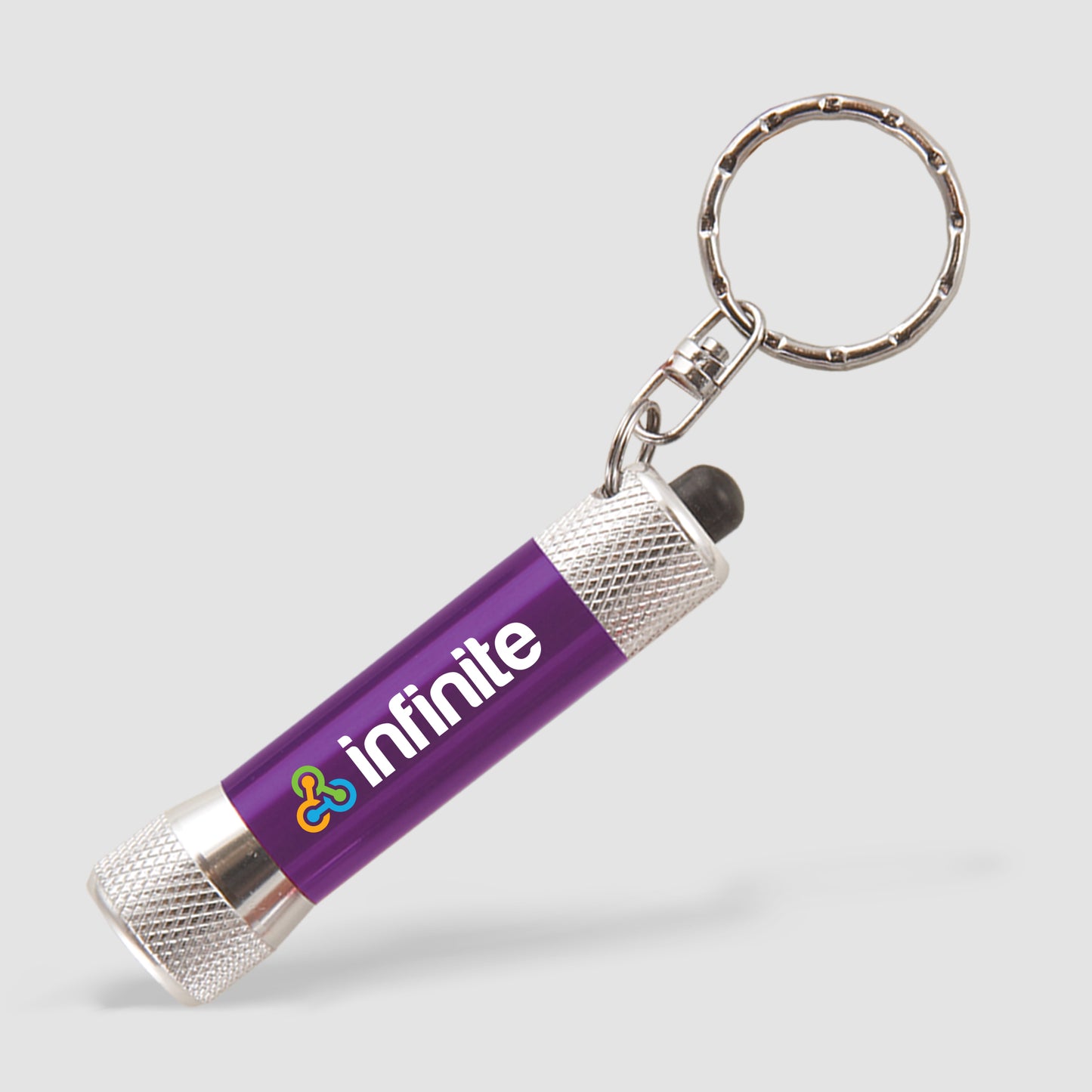 Chroma - LED Flashlight with Keyring - Full Color Imprint
