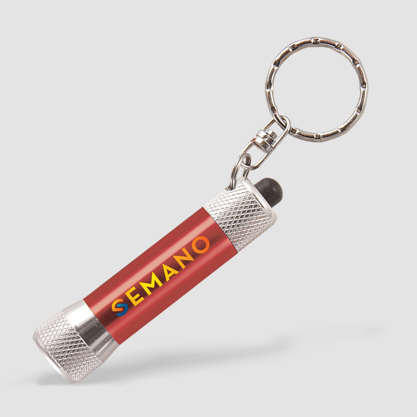 Chroma - LED Flashlight with Keyring - Full Color Imprint