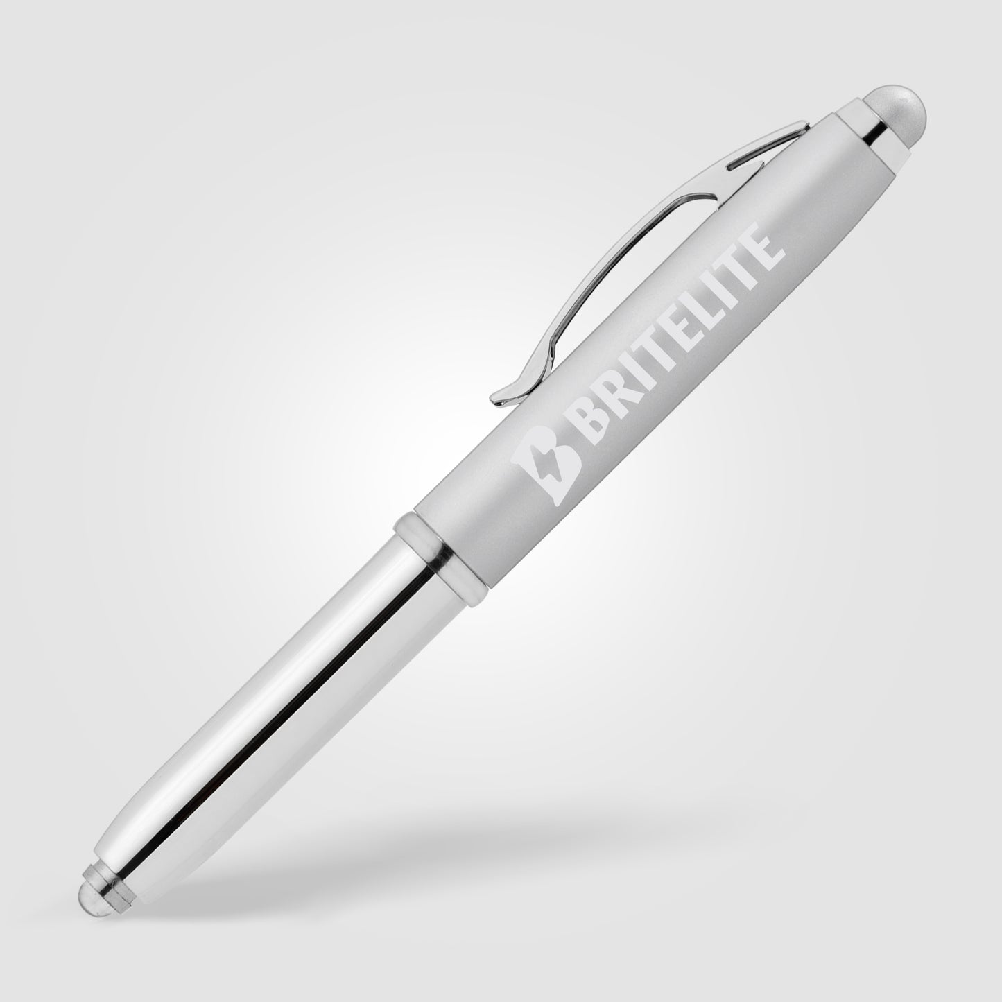 Vivano Softy Metallic Pen w/ LED Light and Stylus