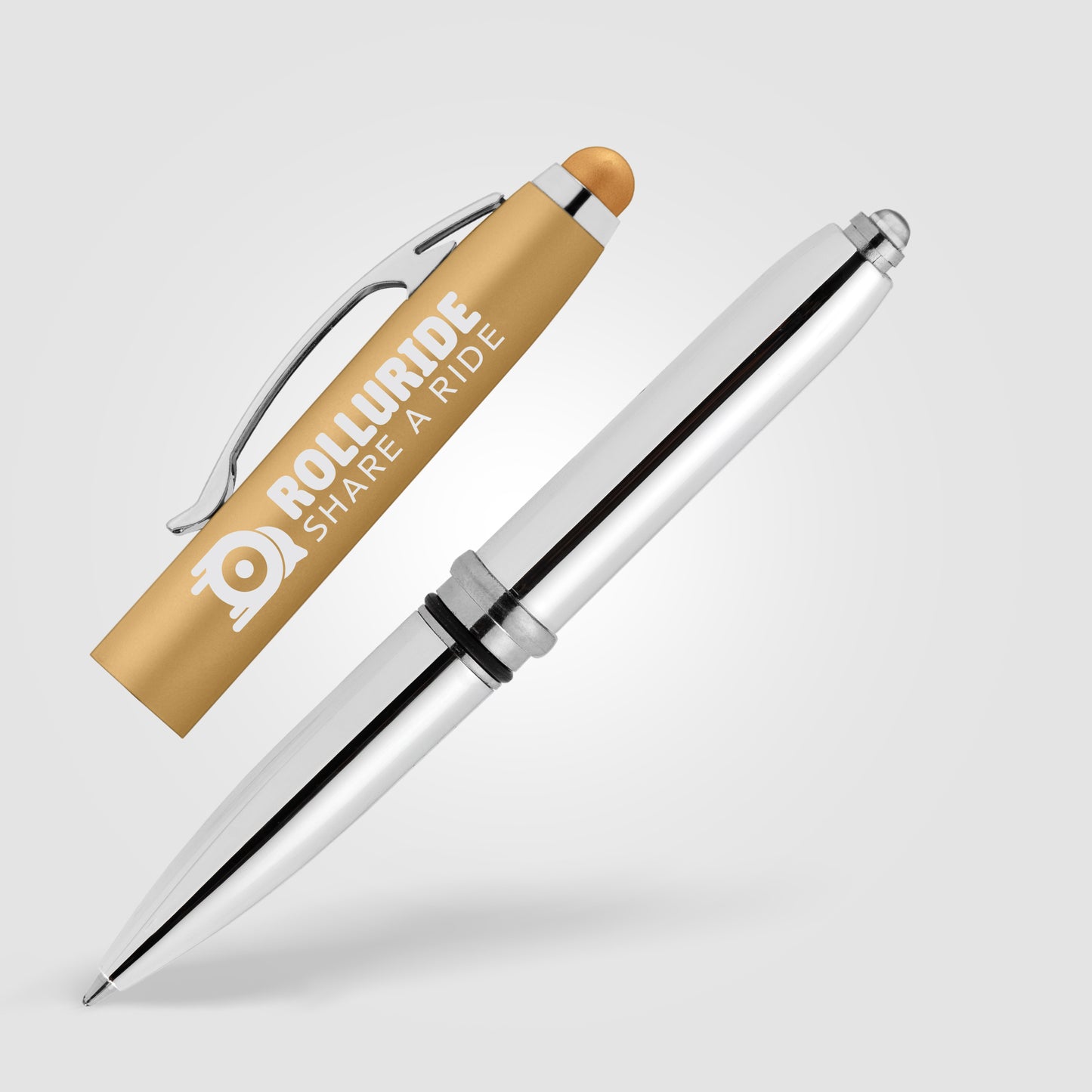 Vivano Softy Metallic Pen w/ LED Light and Stylus