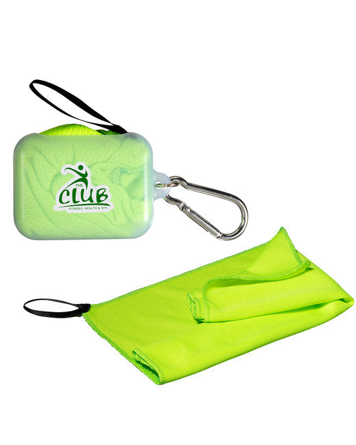 Cooling Towel In Carabiner Case