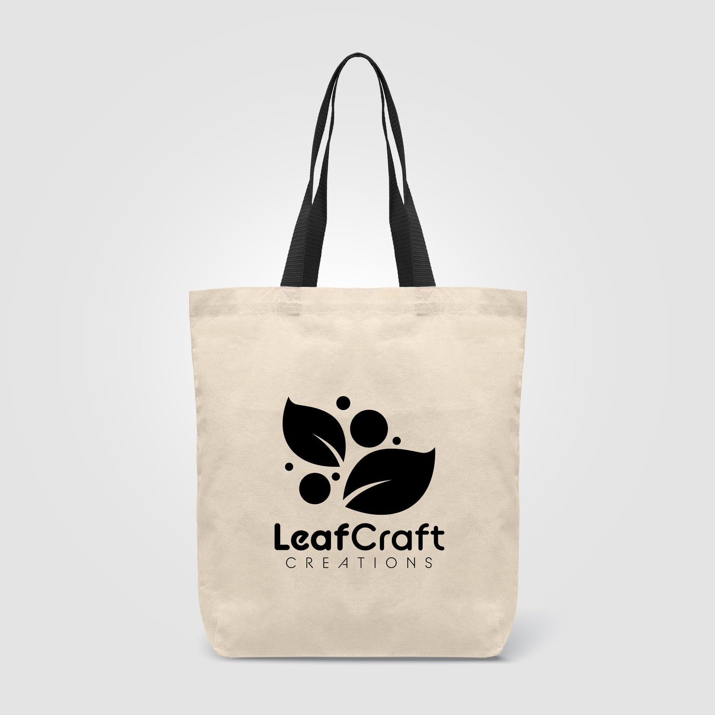 Tonga - 5 oz. Natural Cotton Tote w/ Color Straps