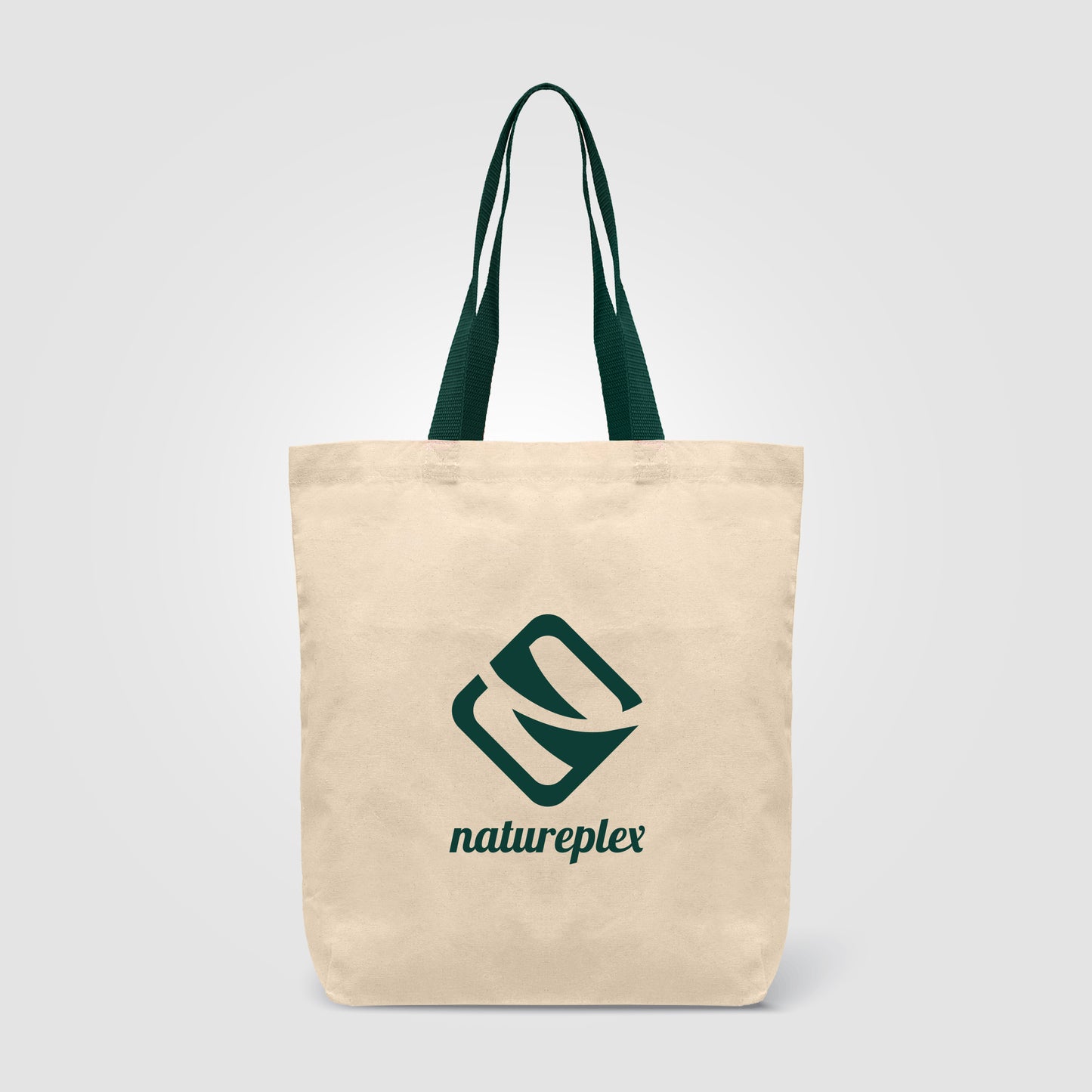 Tonga - 5 oz. Natural Cotton Tote w/ Color Straps