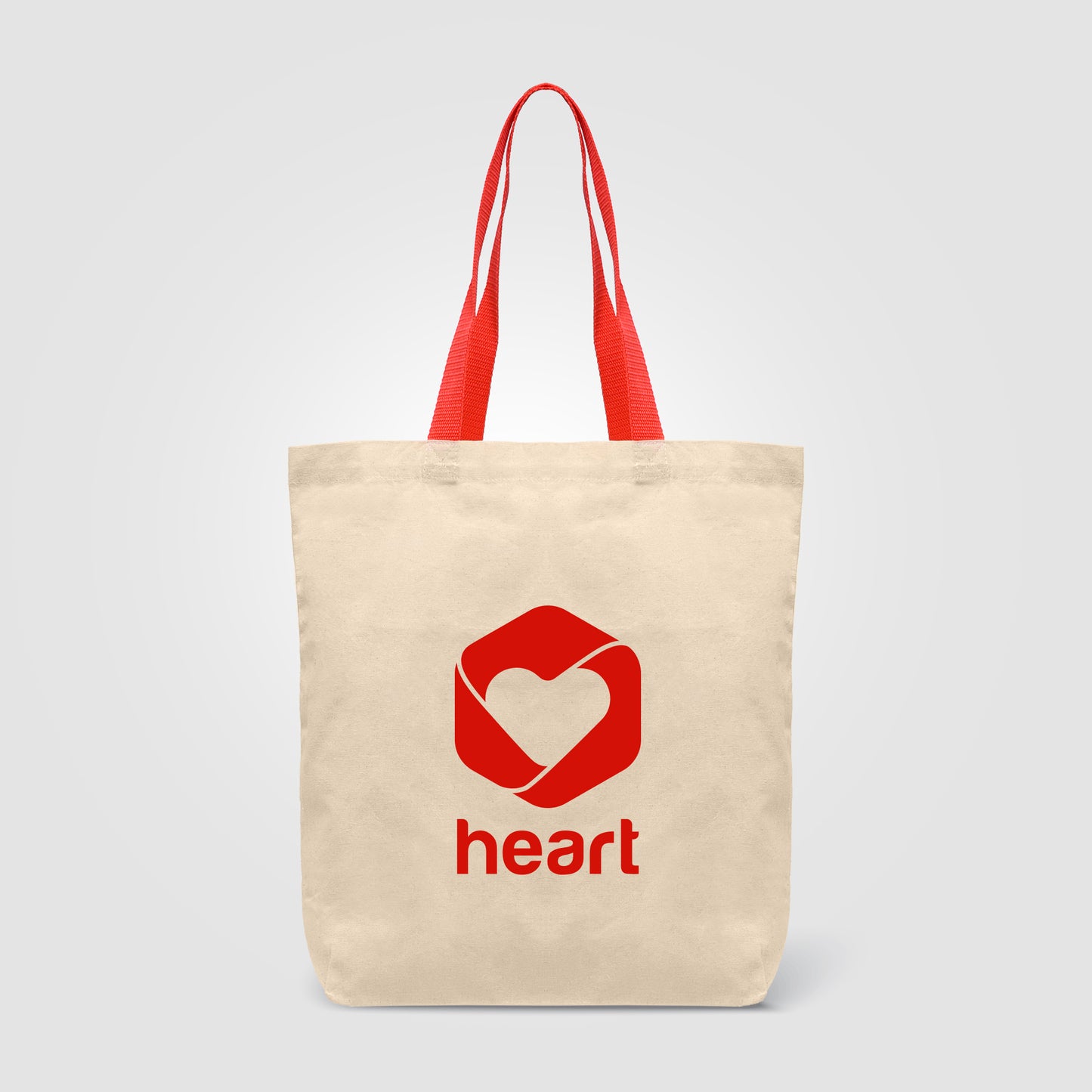 Tonga - 5 oz. Natural Cotton Tote w/ Color Straps