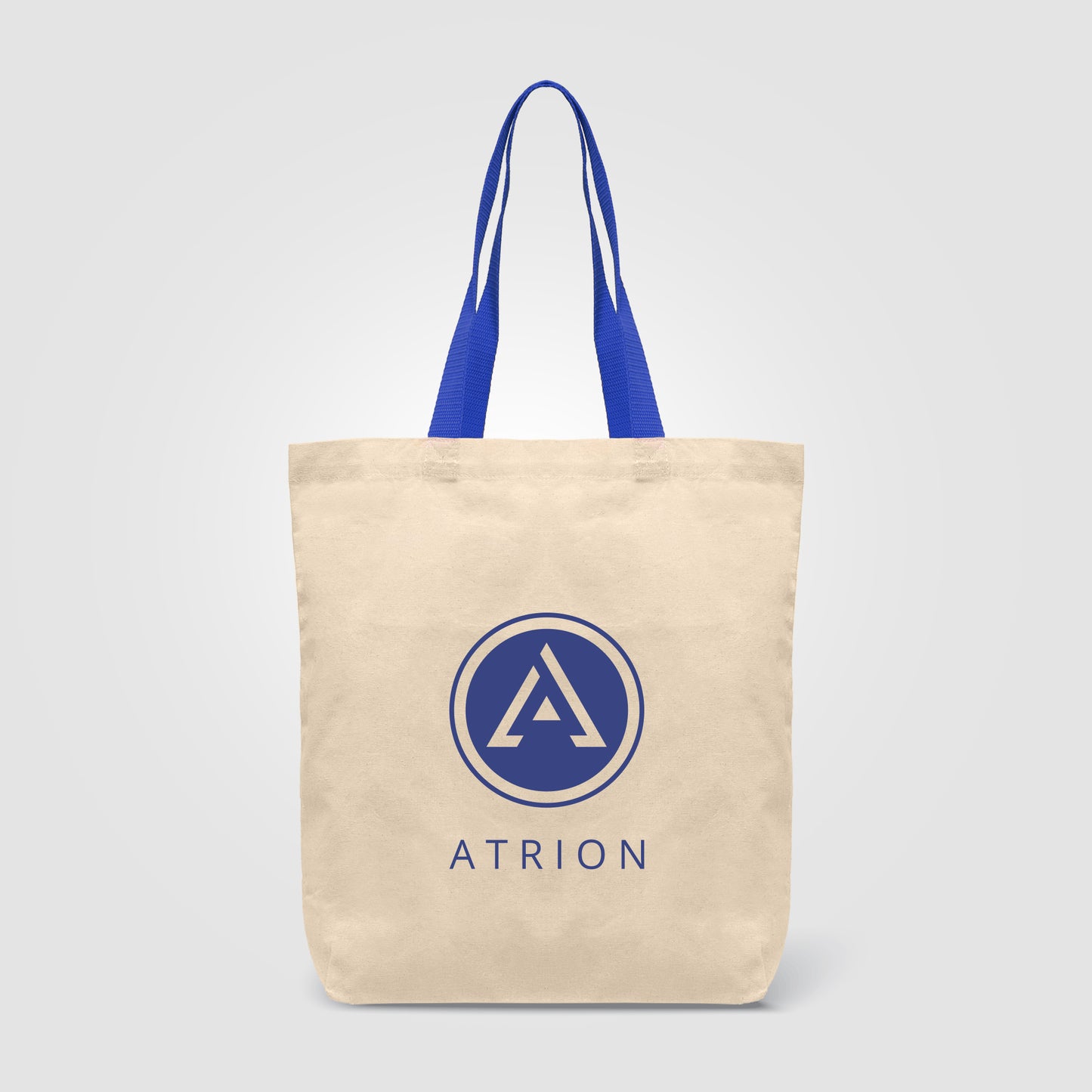 Tonga - 5 oz. Natural Cotton Tote w/ Color Straps