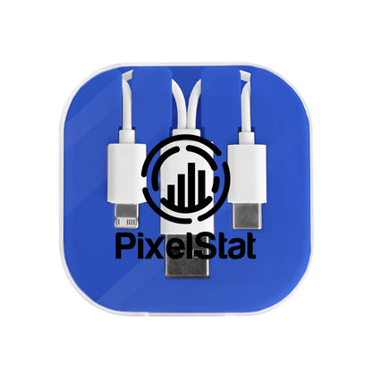 3-In-1 Charge Cable With Phone Stand