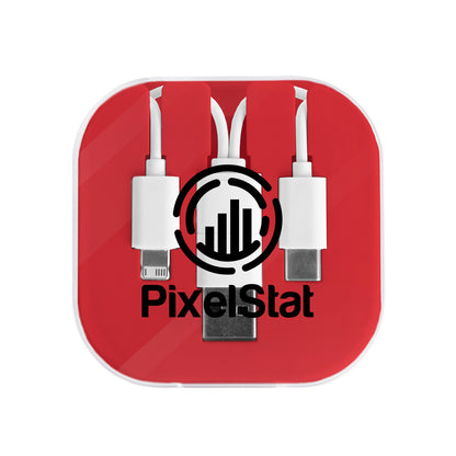 3-In-1 Charge Cable With Phone Stand