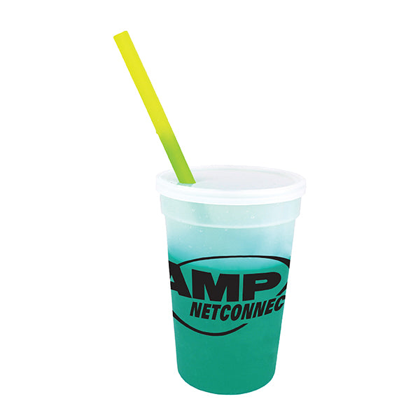 Mood 17 oz. Stadium Cup/Straw/Lid Set