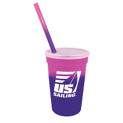 Mood 17 oz. Stadium Cup/Straw/Lid Set