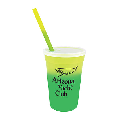 Mood 17 oz. Stadium Cup/Straw/Lid Set