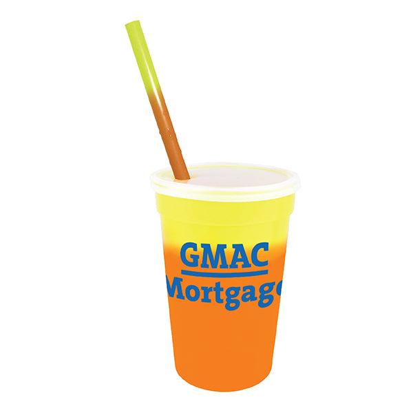 Mood 17 oz. Stadium Cup/Straw/Lid Set